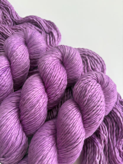 Violet Violence - DK Pima cotton Air Hand Dyed Cotton