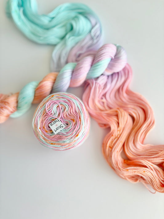 “Tropic like it’s hot” - Hand Dyed Cotton