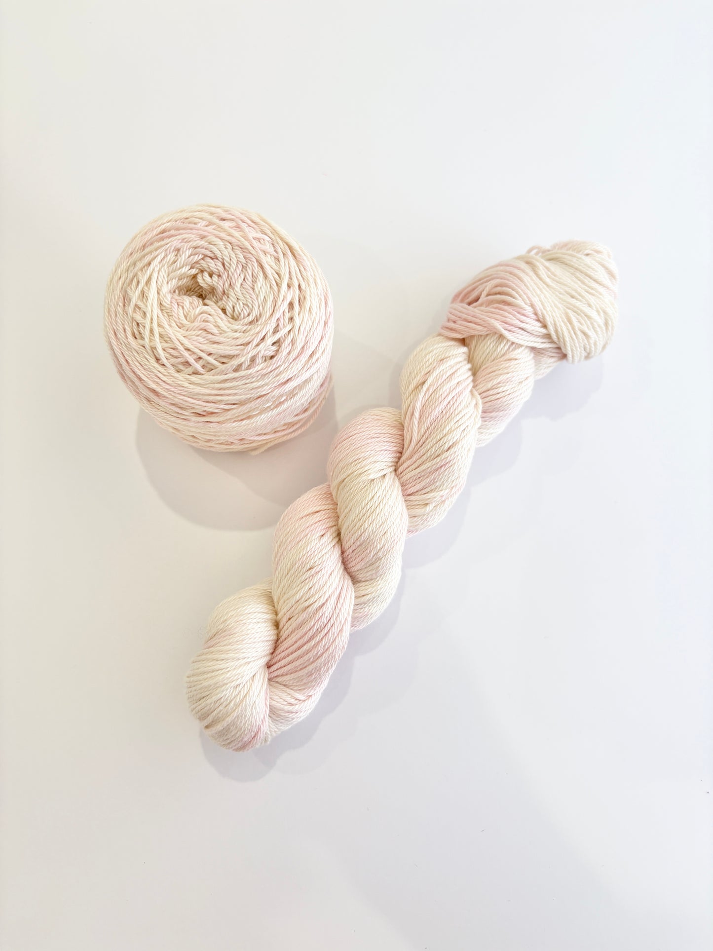 Indigo Blooms Collection - 7x 50g cakes 100% Egyptian Giza cotton mercerised - hand dyed yarn set