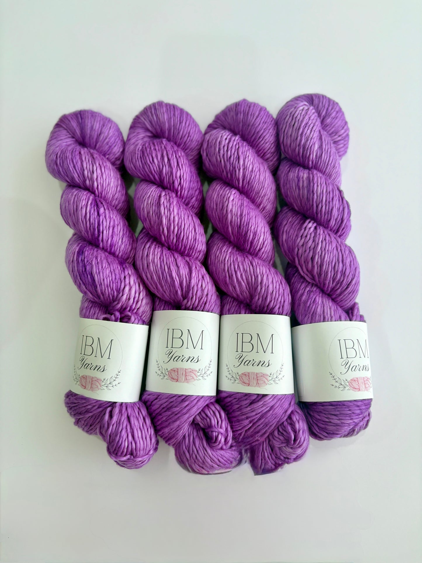 Violet Violence - DK Pima cotton Air Hand Dyed Cotton