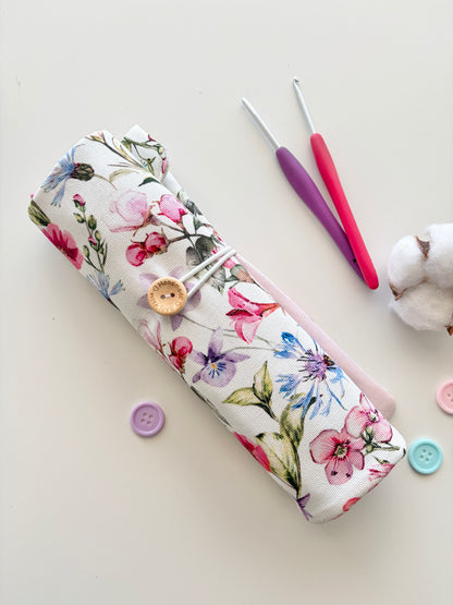 Floral | Crochet Hook Pouch