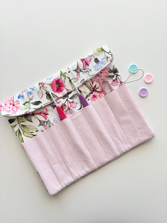 Floral | Crochet Hook Pouch