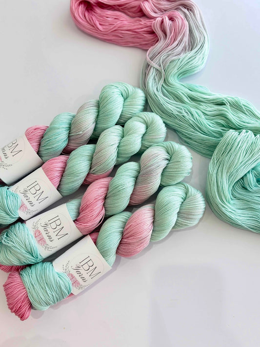 Bubblegum - 100% Pima Cotton 4 ply/ fingering