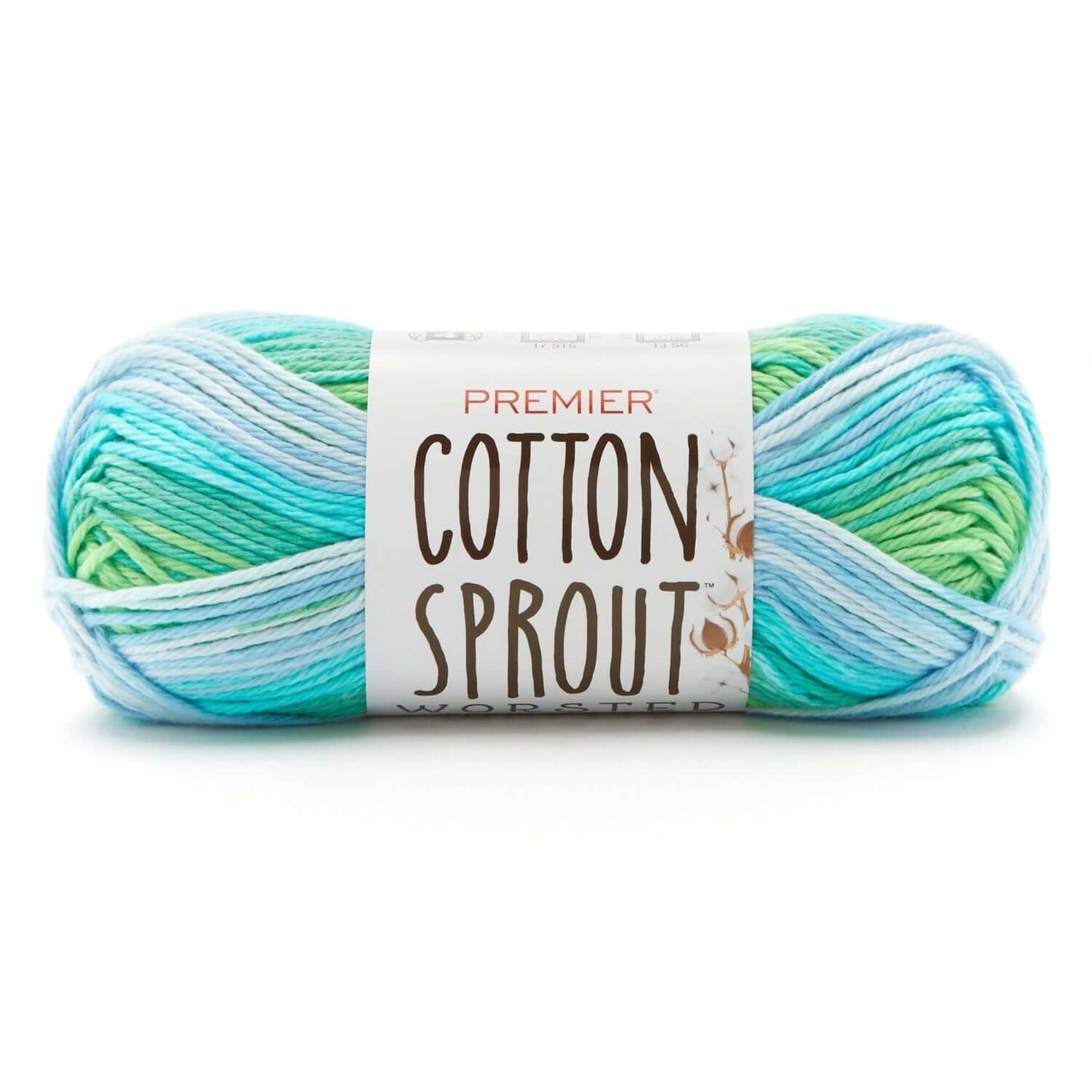 Premier Cotton Sprout Worsted Multi Yarn - IBM Yarns