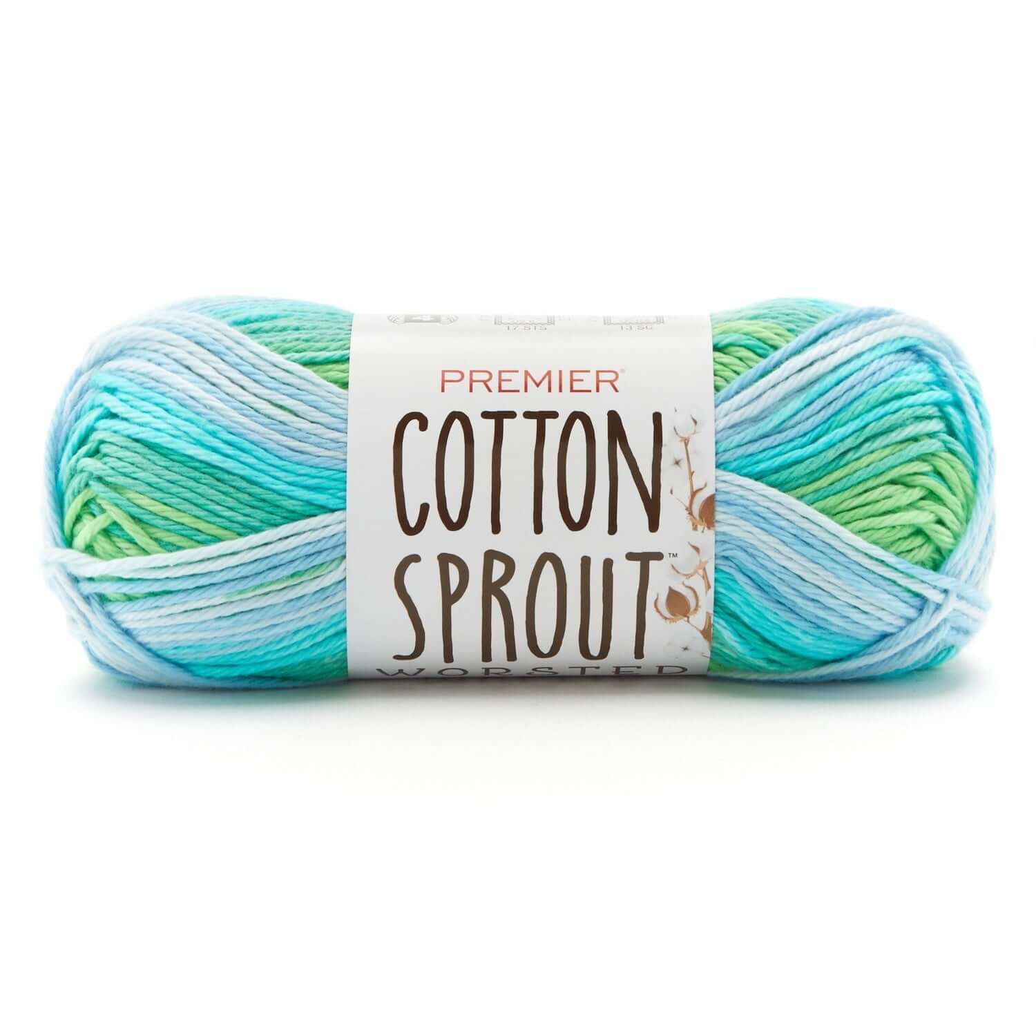 Premier Cotton Sprout Worsted Multi Yarn - IBM Yarns