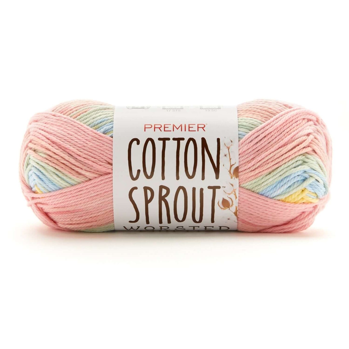 Premier Cotton Sprout Worsted Multi Yarn - IBM Yarns