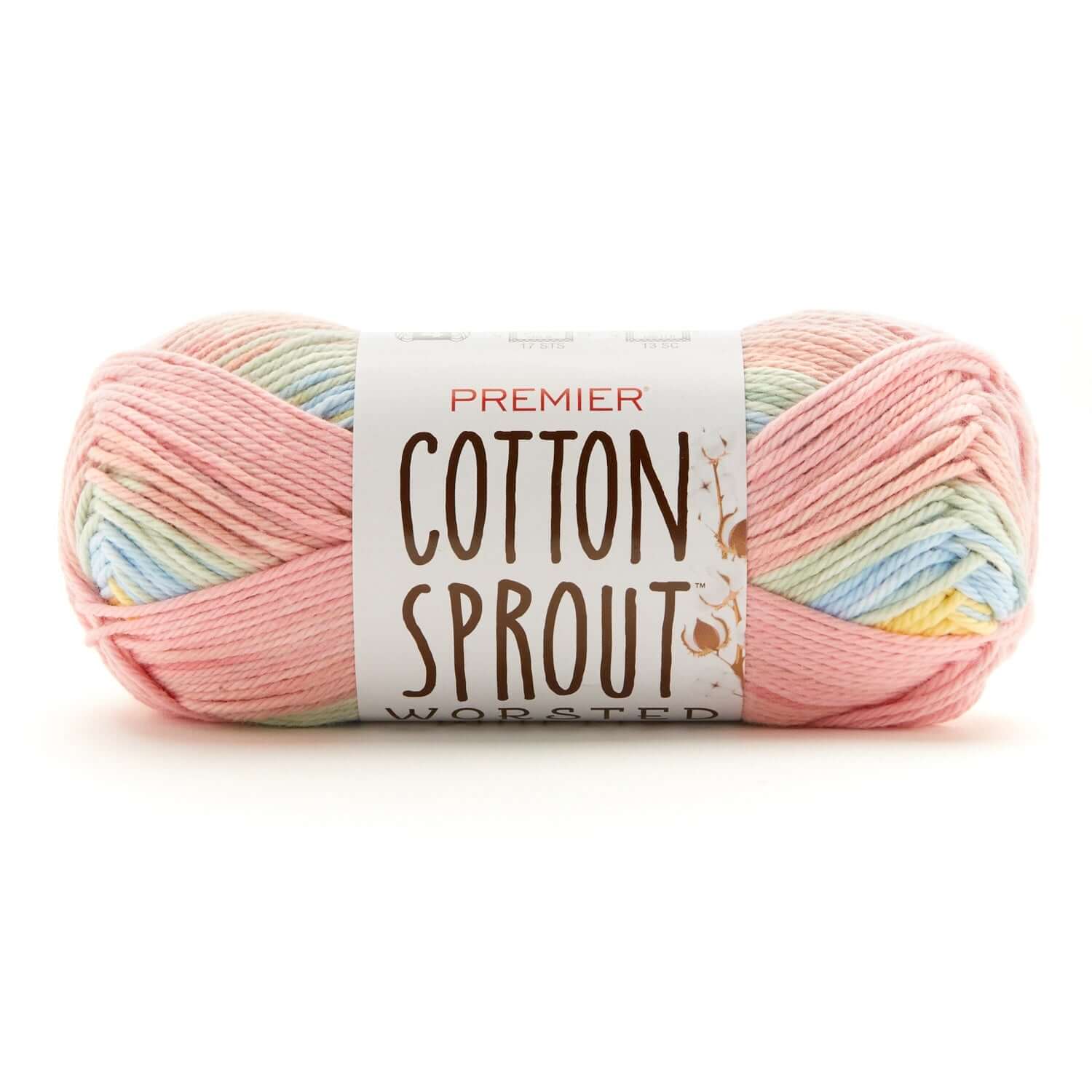 Premier Cotton Sprout Worsted Multi Yarn - IBM Yarns
