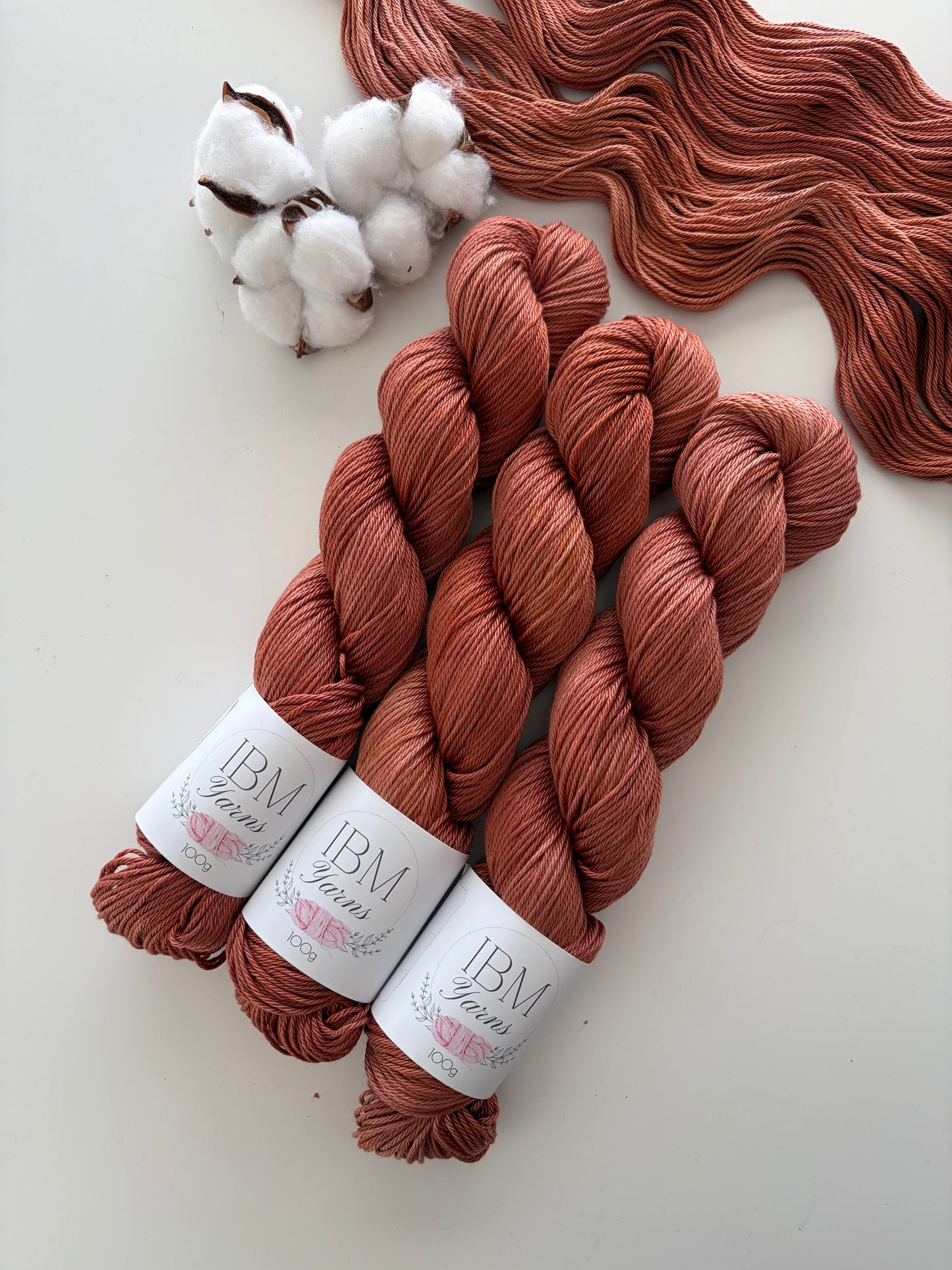 100% Pima Cotton 12 ply