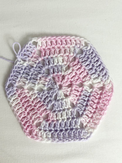Marshmallow Smoosh - 4 ply 100% cotton 100g
