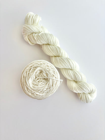 Indigo Blooms Collection - 7x 50g cakes 100% Egyptian Giza cotton mercerised - hand dyed yarn set