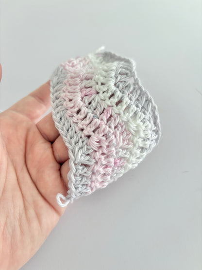 Pink and Grey Galah (variegated) 8ply 100g Australian Cotton