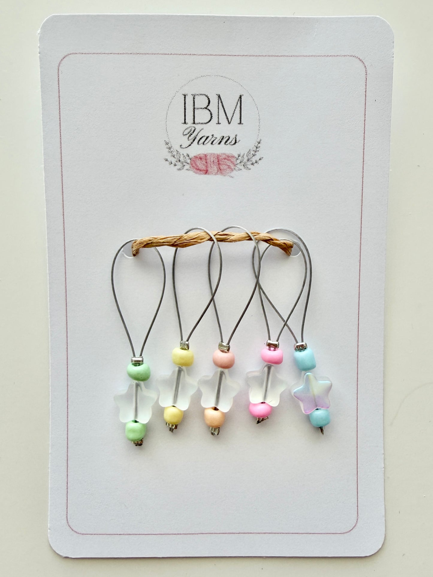 Handmade Stitch Markers | loop stitch markers