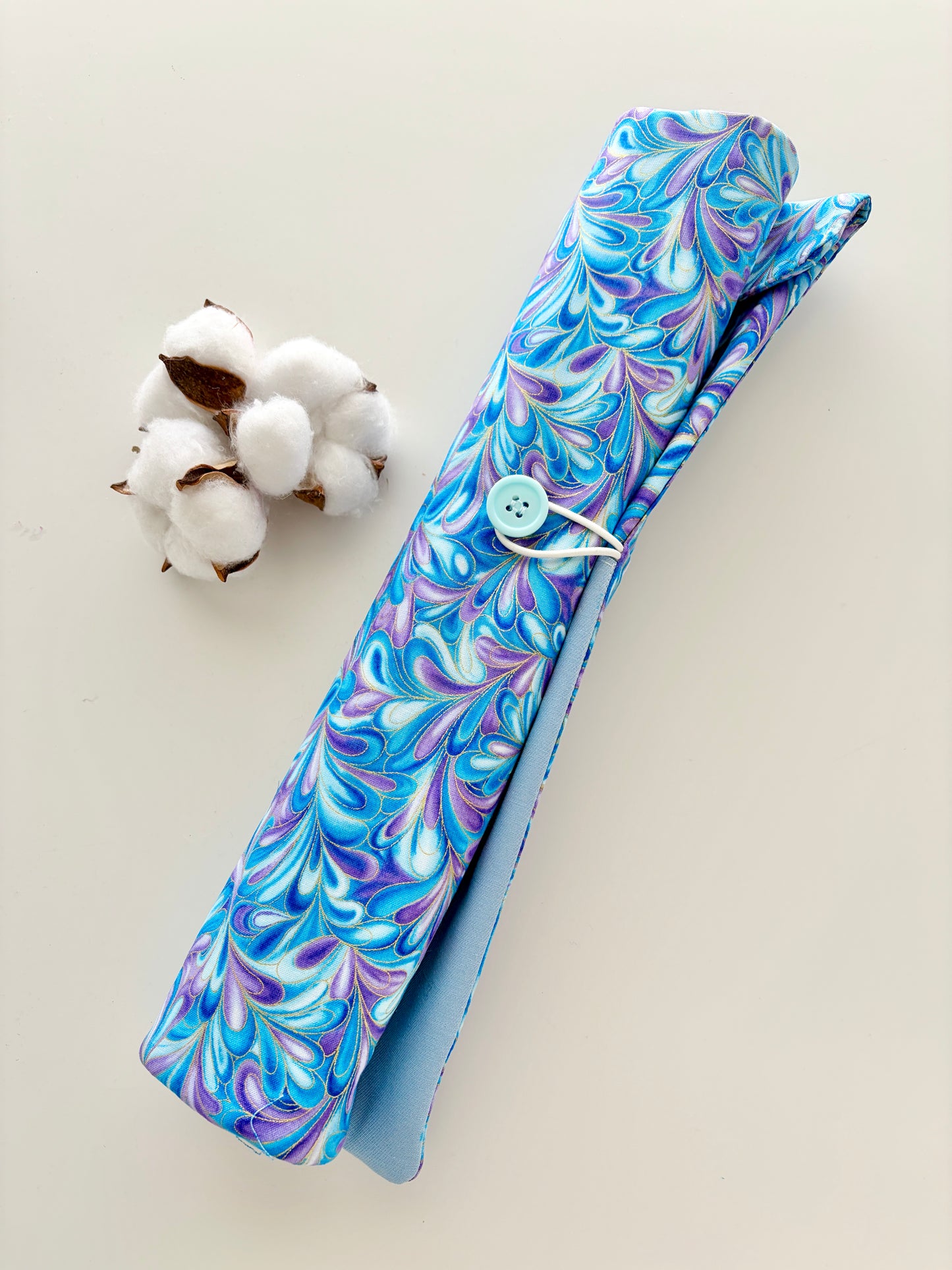 Gold Swirl | Knitting Needle Pouch