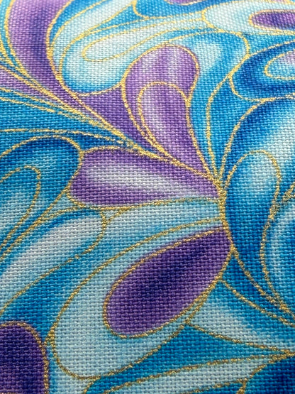 Gold Swirl | Knitting Needle Pouch