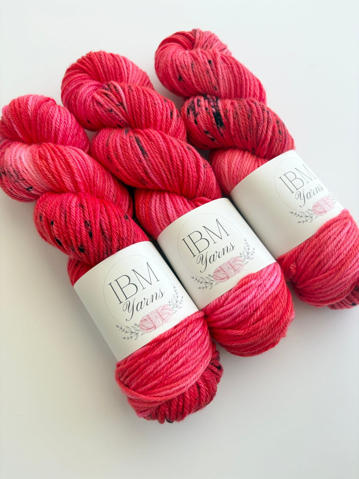 Strawberry daiquiri - ARAN 100% Merino Wool