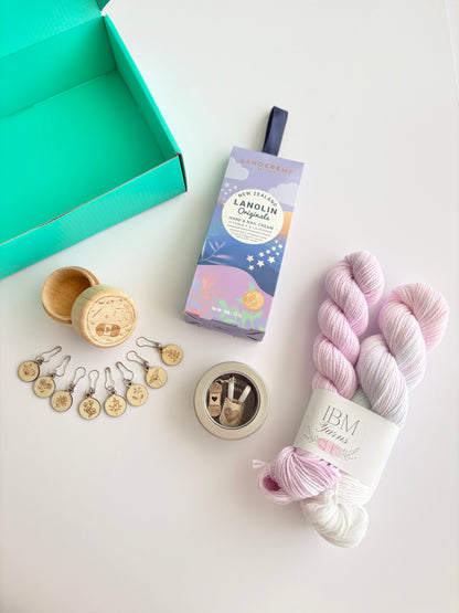 A Gift for Creative Hands - Cotton Yarn and notions gift box