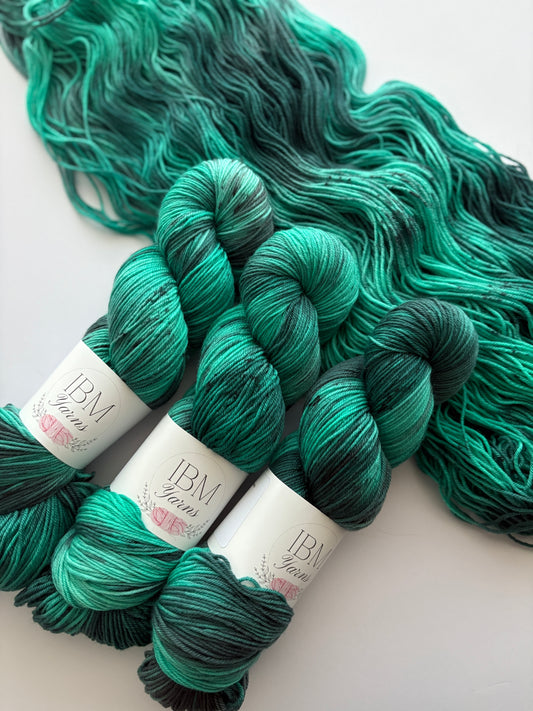 Smokey Emerald - SOCK Merino/ Nylon