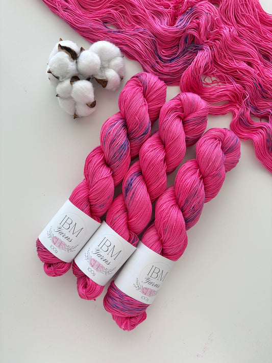 Pink Pansy | Peruvian Pima Cotton 4 ply