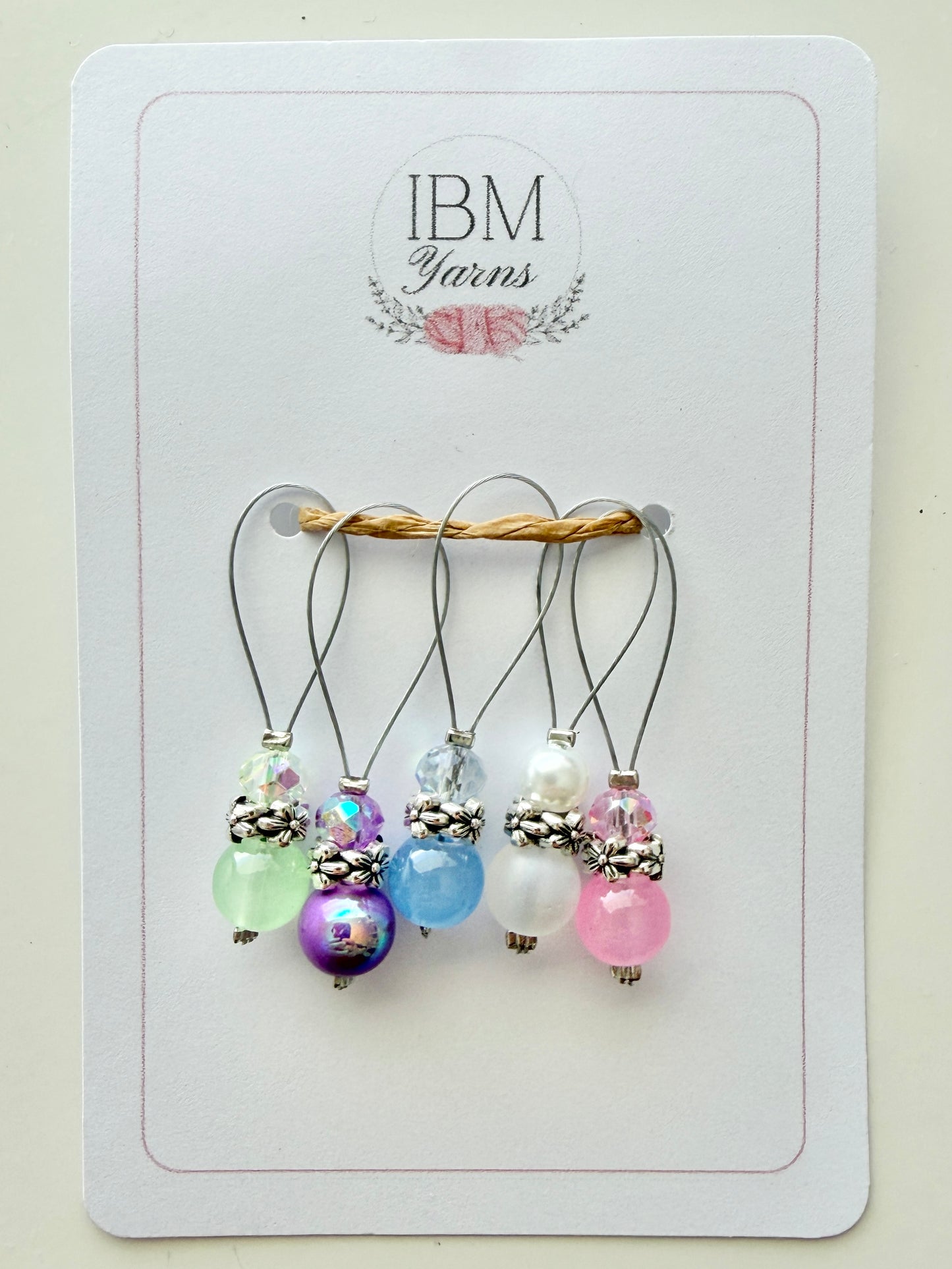 Handmade Stitch Markers | loop stitch markers