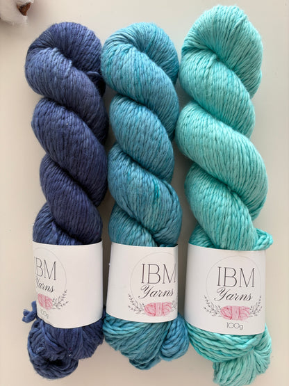 Costal Trio | 3 Skein Set 100% Pima Cotton