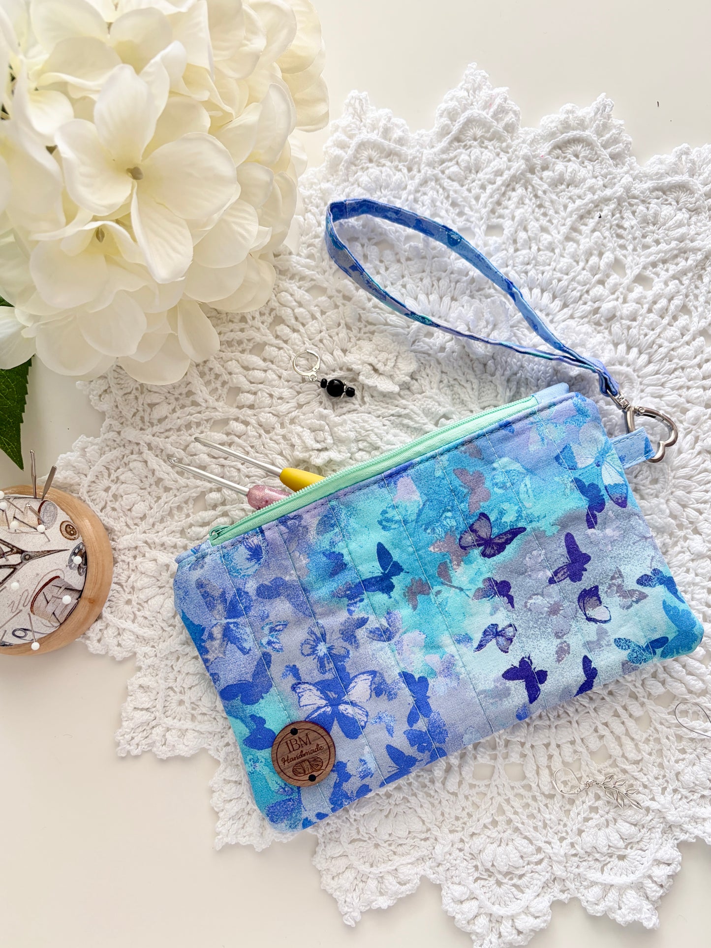 Butterflies | Crochet Hook Bag