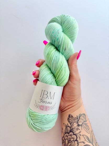 “Honeydew” Sock 4 ply/ fingering Australian Merino Wool