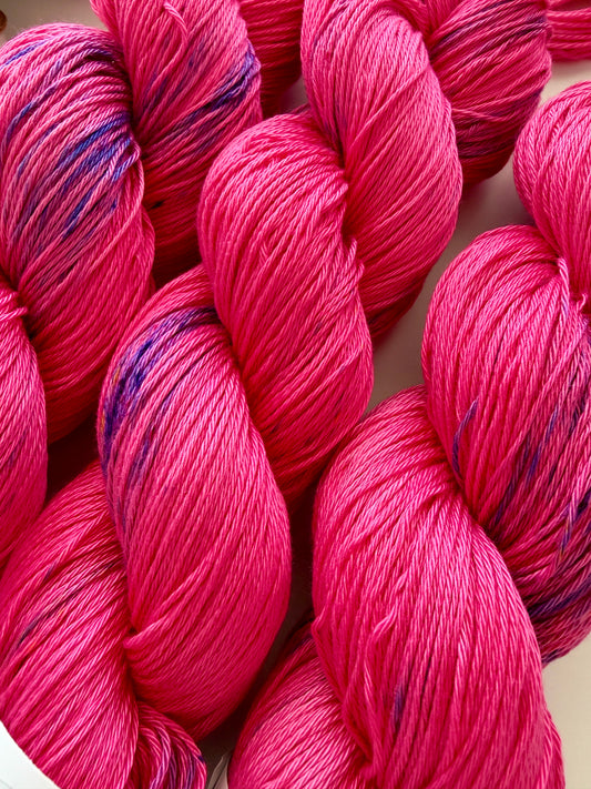 Pink Pansy | Peruvian Pima Cotton 4 ply