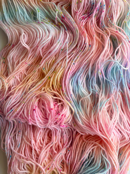 “Rainbowscape” Sock 4 ply/ fingering Australian Merino Wool