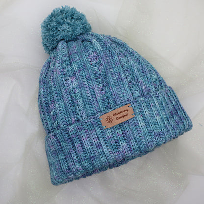 Aurora Beanie Crochet Pattern and Yarn Bundle