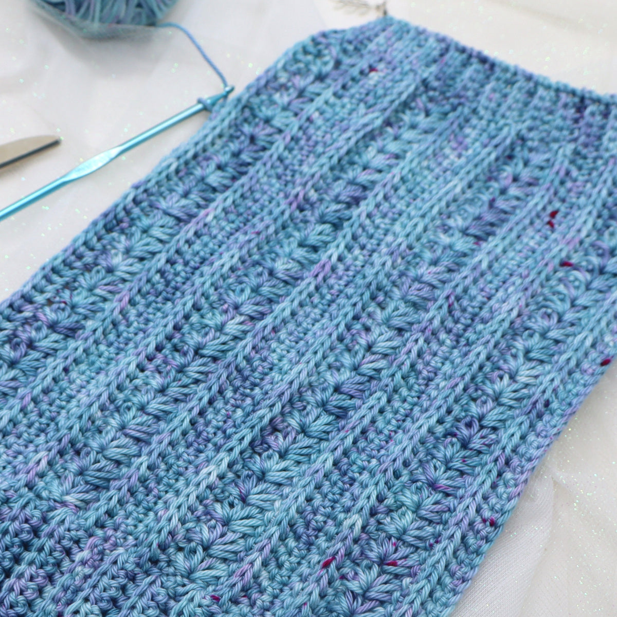 Aurora Beanie Crochet Pattern and Yarn Bundle