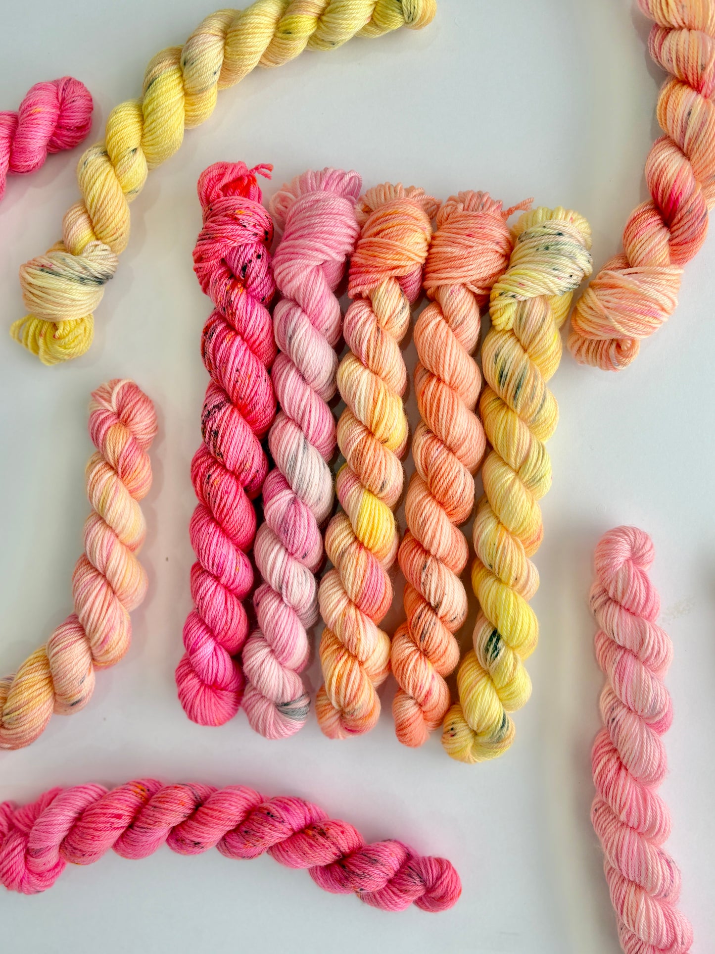 Sunkissed - Mini Sock Set, x5 20g skeins, Australian Merino/ Nylon Superwash