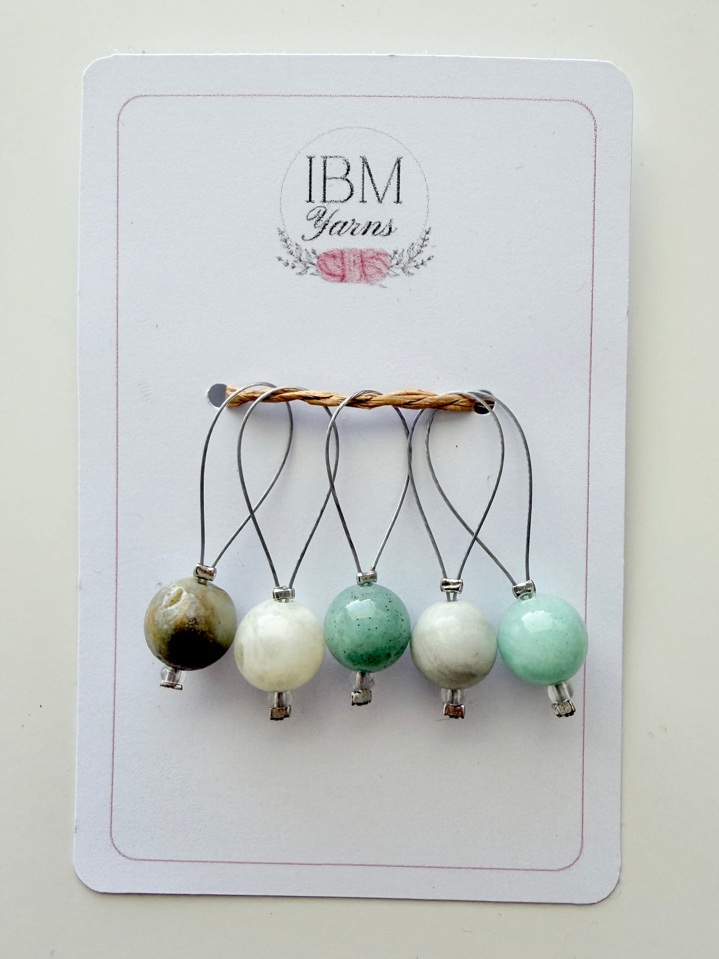 Handmade Stitch Markers | loop stitch markers