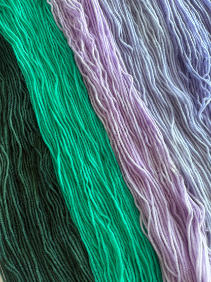 “Lavender Bouquet” - Mini Sock Set, x5 20g skeins, Australian Merino/ Nylon Superwash