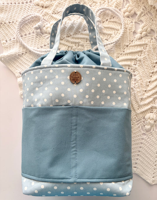 Blue Spots | Medium Project bag Gift Set