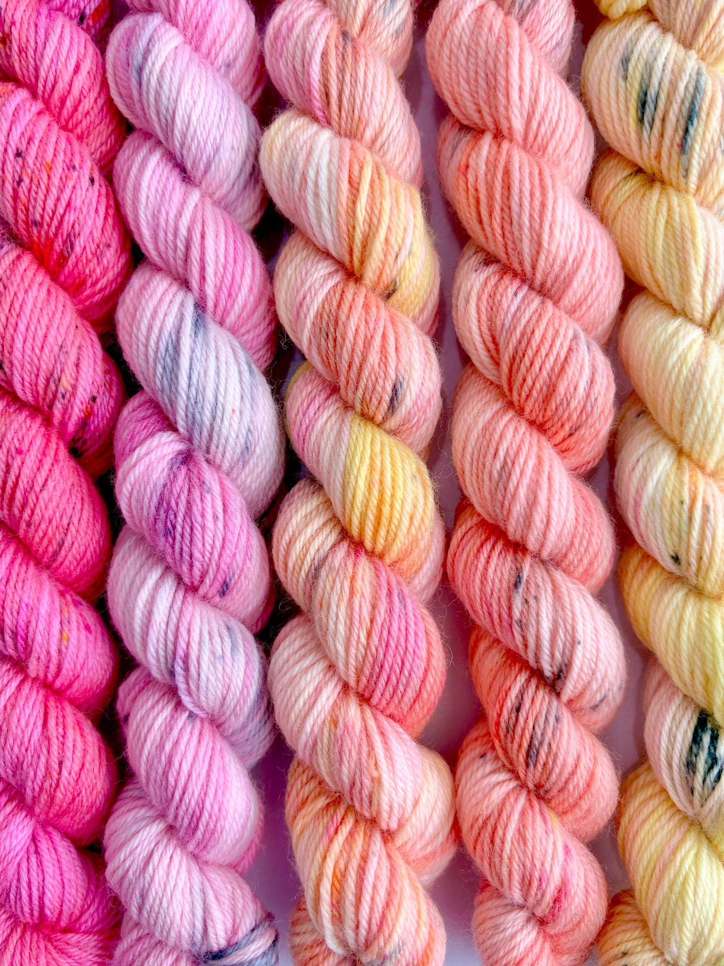 Sunkissed - Mini Sock Set, x5 20g skeins, Australian Merino/ Nylon Superwash