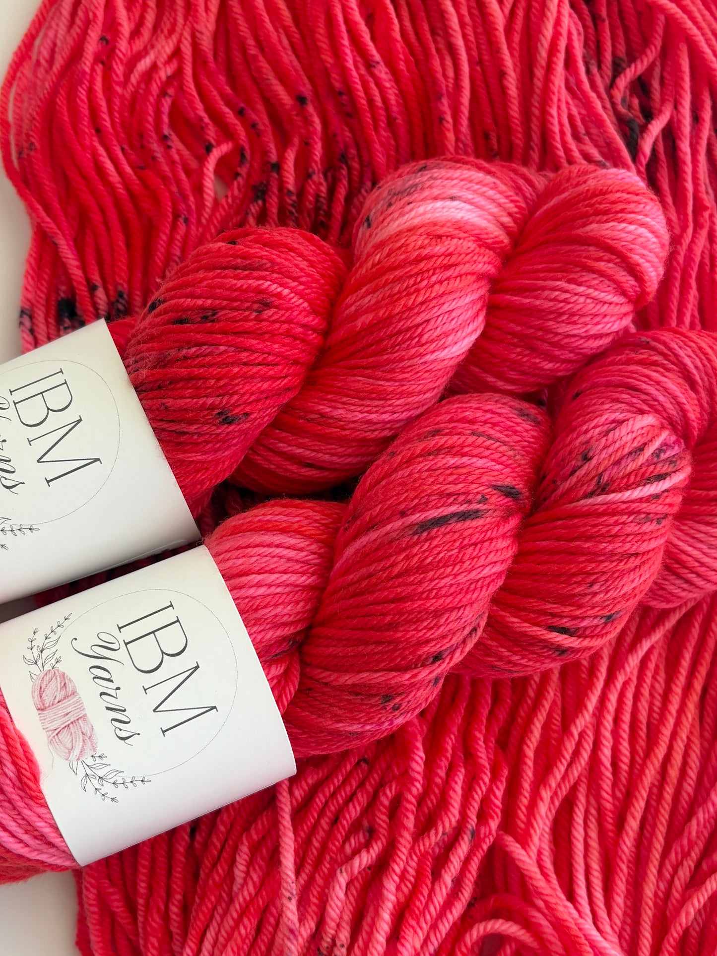 Strawberry daiquiri - ARAN 100% Merino Wool