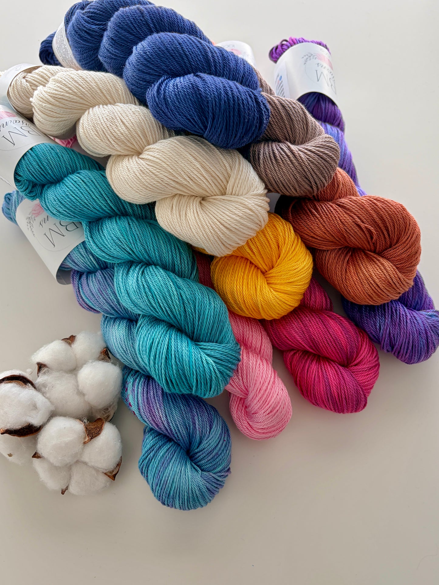 100% Pima Cotton 12 ply
