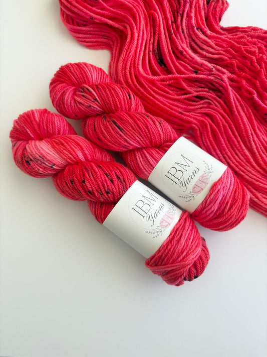 Strawberry daiquiri - ARAN 100% Merino Wool