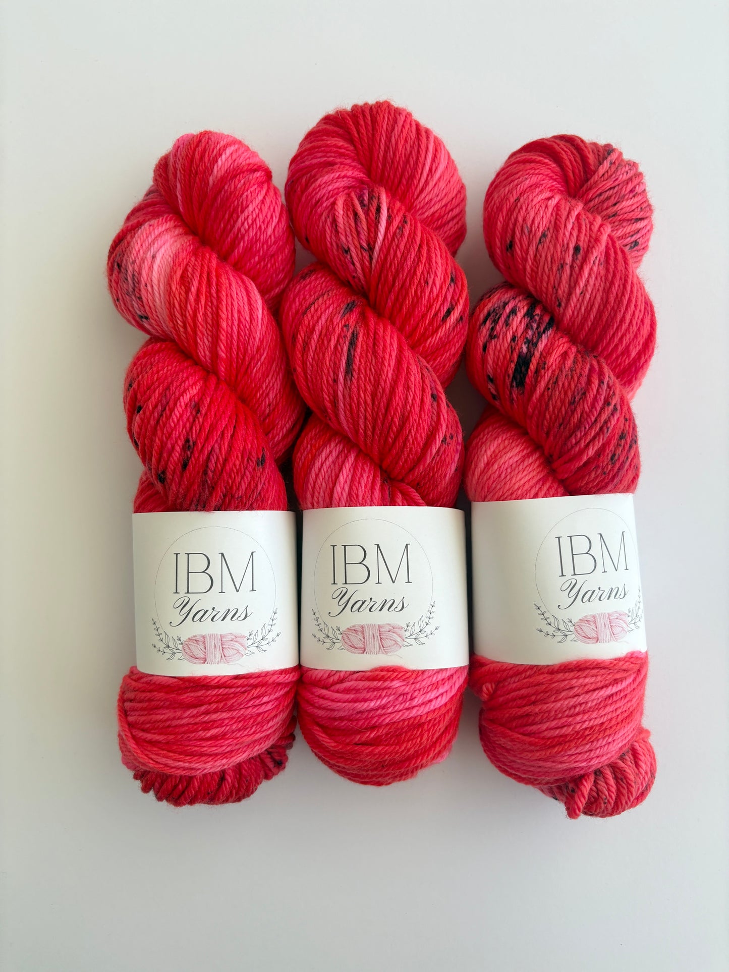 Strawberry daiquiri - ARAN 100% Merino Wool