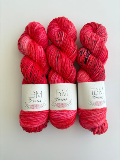 Strawberry daiquiri - ARAN 100% Merino Wool
