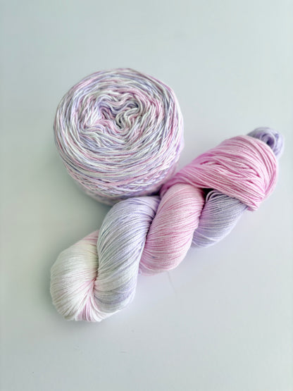 Marshmallow Smoosh - 4 ply 100% cotton 100g