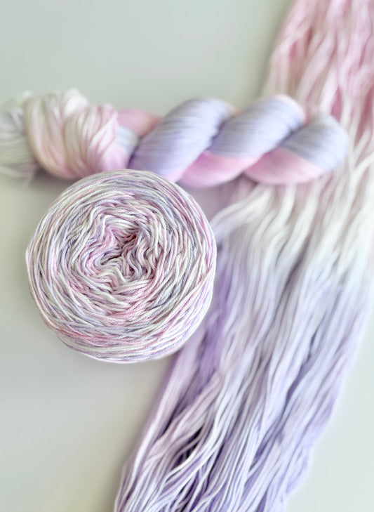 Marshmallow Smoosh - 4 ply 100% cotton 100g