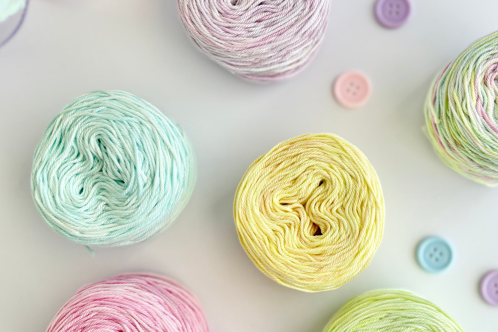 Mini cotton cake set - Pastels - IBM Yarns