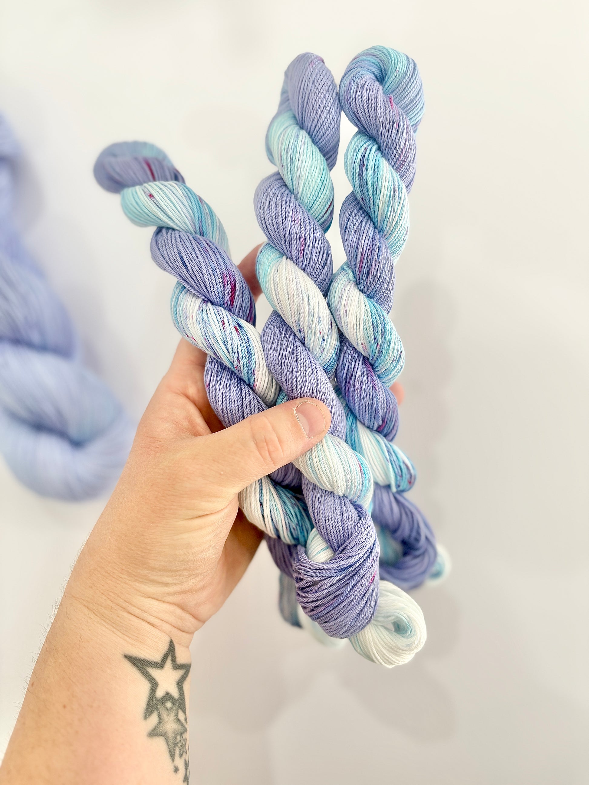 Periwinkle Paradise - 4ply - 100% cotton - IBM Yarns