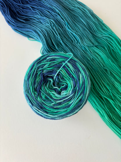 Aurora - 4 ply 100% Hand Dyed Cotton