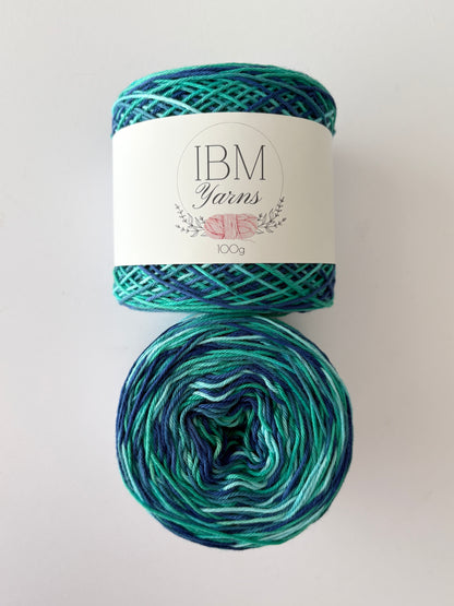 Aurora - 4 ply 100% Hand Dyed Cotton