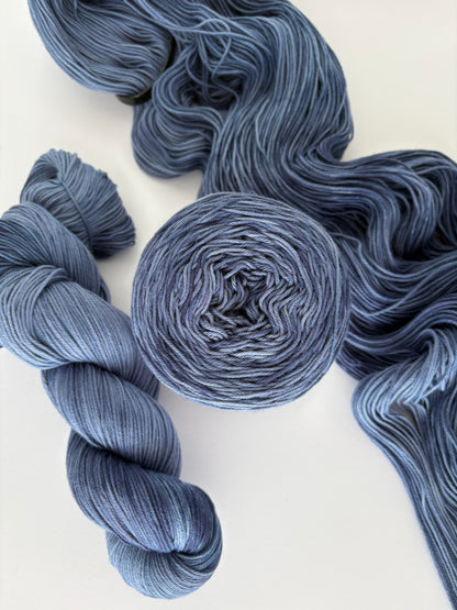 Denim - 4 ply 100% Hand Dyed Cotton