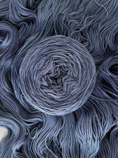 Denim - 4 ply 100% Hand Dyed Cotton