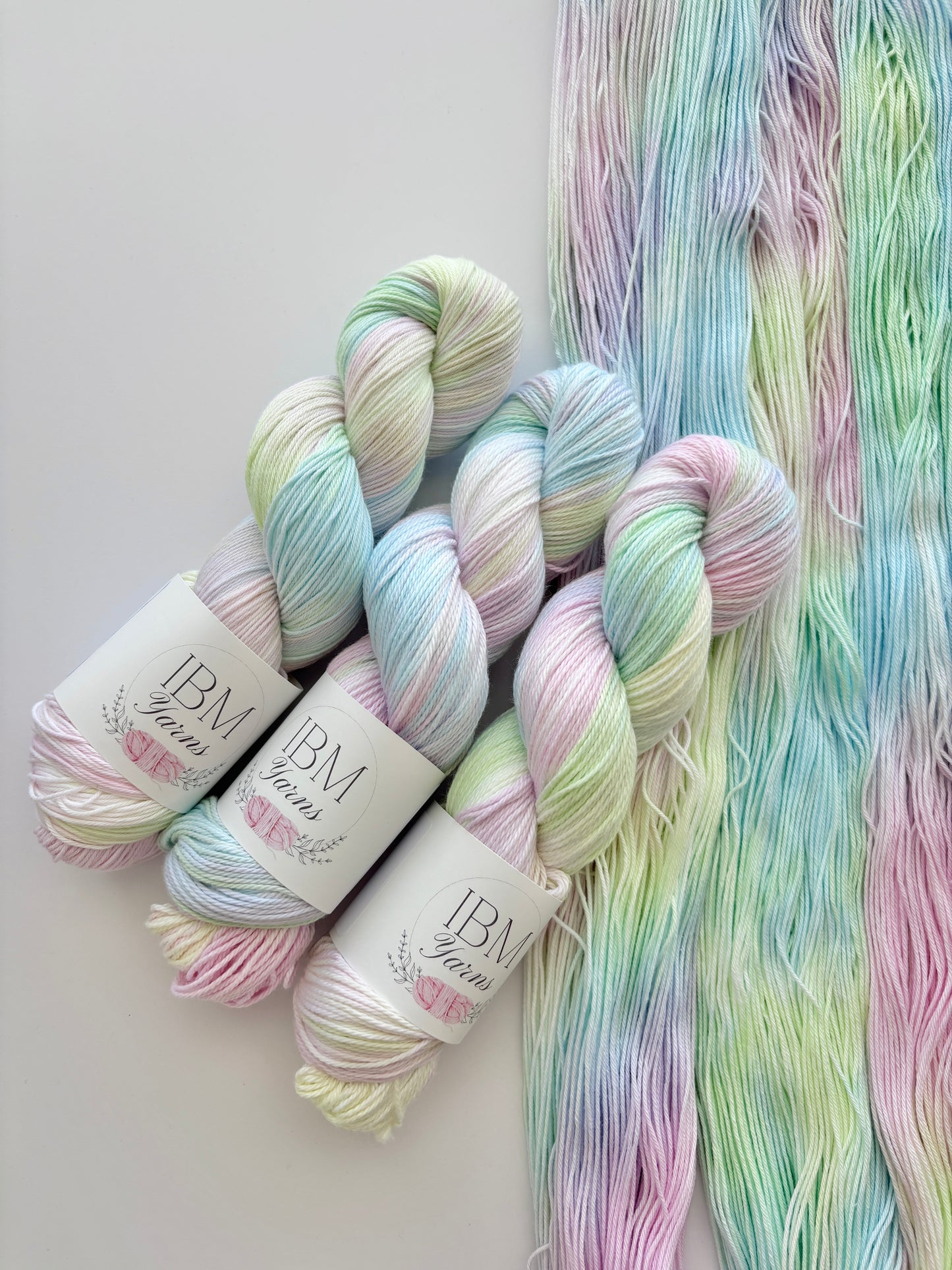 Rainbow Sorbet - CUSTOM BASES Hand Dyed Cotton