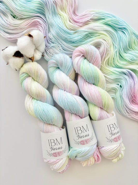 Rainbow Sorbet | Cotton Yarn (Select Your Base)